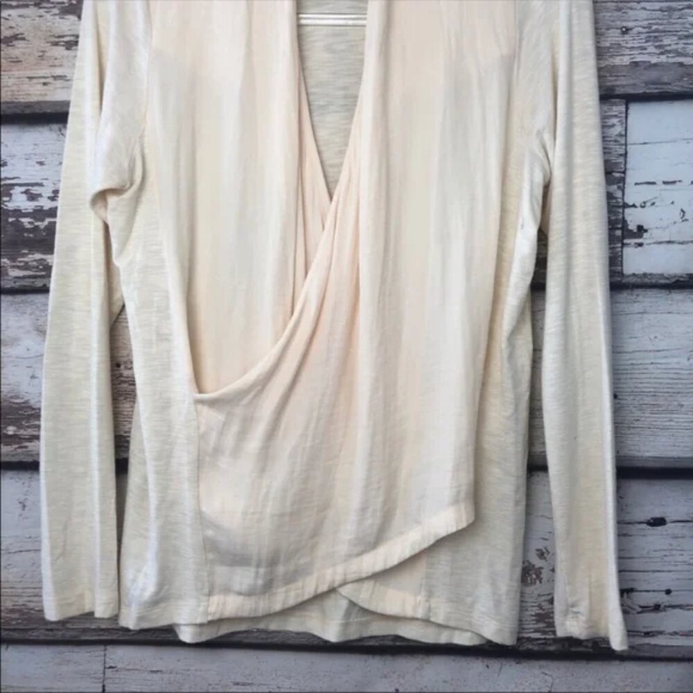 Anthropologie Dolan Crossroads Faux Wrap Blouse - Picture 4 of 7